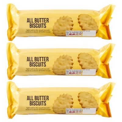 Traditional Viennese All Butter Biscuits, Melt in the Mouth All Butter Viennese Recipe - 600g (3 x 200g)
