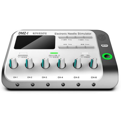 Electric Muscle Stimulator, 6 Output Channel Needle Electroacupuncture TENS Machine for Physiotherapy & Massager - Multi-Functional Equipment