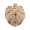 PRETYZOOM 1pc Maple Leaf Wooden Coconut Shell Soap Holder Self Draining Soap Dish view 1