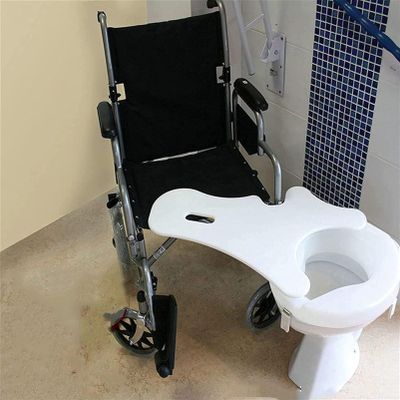 Toilet Transfer Board for Wheelchair Users - Special Shift Board with Handholes and Seat Transfer Aid for Elderly and Disabled - Max 182kg User Weight