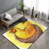 Flannel Carpet Bird's Nest Golden Chicken Pattern 60 x 39 in Non-Slip, Durable Suitable for Living Room and Office Bedroom view 2
