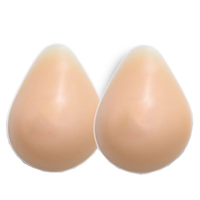 Lifelike Drop-shaped Fake Breast Silicone Prosthetic Breasts Fake Boob for Crossdressing Props for Men Pretending To Be Women Flesh-600g