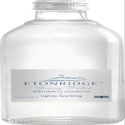 Etonridge Lightly Sparkling Spring Water 24 x 330ml Glass Bottles, 330.00 ml (Pack of 1)
