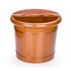 GttuiT Sauna Wooden Bucket,Spa, Sauna,Soak,Handmade Massage Bucket Foot Bath,Foot Spa Wash Bucket Feet Bath Basin Tub Present vision view 1