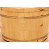 GttuiT Foot Tub, Foot Basin Tub Bucket, Massage, Spa, Sauna, Soak,foot Bath Wooden Bucket Foot Spa Household Wash Basin Present vision view 4