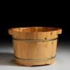 GttuiT Foot Tub, Foot Basin Tub Bucket, Massage, Spa, Sauna, Soak,foot Bath Wooden Bucket Foot Spa Household Wash Basin Present vision view 3
