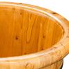 GttuiT Sauna Wooden Bucket,Spa, Sauna,Soak,Handmade Massage Bucket Foot Bath,Foot Spa Wash Bucket Feet Bath Basin Tub Present vision view 4
