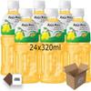 Mogu Mogu Flavored Drinks 24x320ml, MANGO - Nata De Coco Juice - Refreshing Taste - Fun Drinking During Hot Summers Or Take Them On Trips & Picnics Boxed Treatz view 1