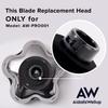 AidallsWellup 6D Blade Refills,   : -, for AidallsWellup Electric Head Shaver for Bald Men view 3