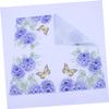 minkissy 60pcs Elegant Purple Butterfly Party Supplies Printed Napkins for Wedding Banquet Decor view 2