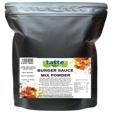 Burger Sauce Mix Powder - 500g Resealable Pouch