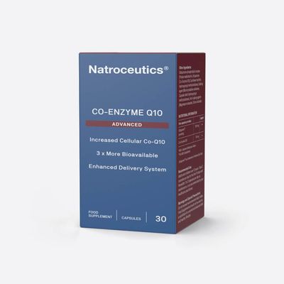 Natroceutics Co-Enzyme Q10 Advanced 30 Vegan Capsules Increased Cellular CoQ10| 3 x More Bioavailable| Enhanced Delivery System