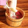 ZXNANA Wooden Barrel Foot Spa Foot Soak Bucket, Foot Tub for Soaking Feet, Foot Bath Spa Tub, Wood Bucket for Pedicure, Foot Basin for Adults (Size : A) charitable view 2