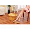 ZXNANA Bucket For Foot Bath,Sauna Accessories Sauna Bucket Water Bucket,Handmade Wooden Footbath Tubs,Foot Relaxing Barrel (Color : B) charitable view 3