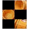 ZXNANA Bucket For Foot Bath,Sauna Accessories Sauna Bucket Water Bucket,Handmade Wooden Footbath Tubs,Foot Relaxing Barrel (Color : B) charitable view 4
