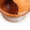 ZXNANA Bucket For Foot Bath,Sauna Accessories Sauna Bucket Water Bucket,Handmade Wooden Footbath Tubs,Foot Relaxing Barrel charitable view 2