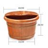 ZXNANA Bucket For Foot Bath,Sauna Accessories Sauna Bucket Water Bucket,Handmade Wooden Footbath Tubs,Foot Relaxing Barrel charitable view 3