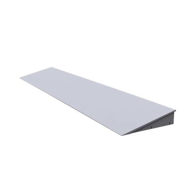 Ramp For Door Threshold Curb Ramp Portable Plastic Low Profile Car Ramps For Wheelchair Scooter Doorway Floor Tile Threshold Transition Strip Reducer, Grey (Color : Gray, Size : 100 * 18 * 3cm)