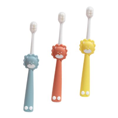 minkissy 3pcs Manual Toothbrush for Boys and Girls Years Soft Bristles Ergonomic Design