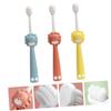 minkissy 3pcs Manual Toothbrush for Boys and Girls Years Soft Bristles Ergonomic Design view 4