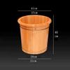 ZXNANA Sauna Wooden Bucket,Spa, Sauna,Soak,Handmade Massage Bucket Foot Bath,Foot Spa Wash Bucket Feet Bath Basin Tub (Color : A) charitable view 4