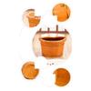 ZXNANA Sauna BucketPure Wood Bathtub BucketHandmade Sauna Accessories For Footbath TubsFoot Relaxing Bath Barrel (Color : C) charitable view 3