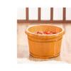 ZXNANA Sauna BucketPure Wood Bathtub BucketHandmade Sauna Accessories For Footbath TubsFoot Relaxing Bath Barrel (Color : C) charitable view 4