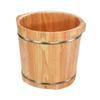 ZXNANA Bucket For Foot Bath,Sauna Accessories Sauna Bucket Water Bucket,Handmade Wooden Footbath Tubs,Foot Relaxing Barrel (Color : A) charitable view 1