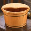 ZXNANA Sauna Wooden Bucket,Spa, Sauna,Soak,Handmade Massage Bucket Foot Bath,Foot Spa Wash Bucket Feet Bath Basin Tub charitable view 4