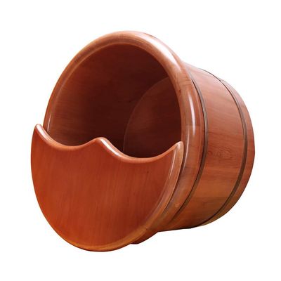 ZXNANA Bucket For Foot Bath,Sauna Accessories Sauna Bucket Water Bucket,Handmade Wooden Footbath Tubs,Foot Relaxing Barrel (Color : B) charitable