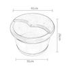 ZXNANA Sauna Wooden Bucket,Spa, Sauna,Soak,Handmade Massage Bucket Foot Bath,Foot Spa Wash Bucket Feet Bath Basin Tub charitable view 4