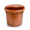 ZXNANA Foot Tub, Foot Basin Tub Bucket, Massage, Spa, Sauna, Soak,foot Bath Wooden Bucket Foot Spa Household Wash Basin (Color : B) charitable view 1