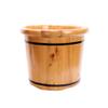 ZXNANA Bucket For Foot Bath,Sauna Accessories Sauna Bucket Water Bucket,Handmade Wooden Footbath Tubs,Foot Relaxing Barrel (Color : A) charitable view 1