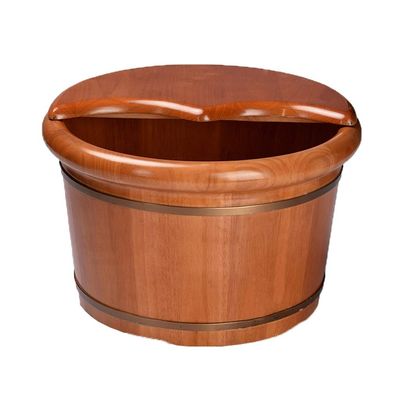 ZXNANA Bucket For Foot Bath,Sauna Accessories Sauna Bucket Water Bucket,Handmade Wooden Footbath Tubs,Foot Relaxing Barrel charitable