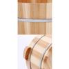 ZXNANA Sauna Wooden Bucket,Spa, Sauna,Soak,Handmade Massage Bucket Foot Bath,Foot Spa Wash Bucket Feet Bath Basin Tub (Color : C) charitable view 2
