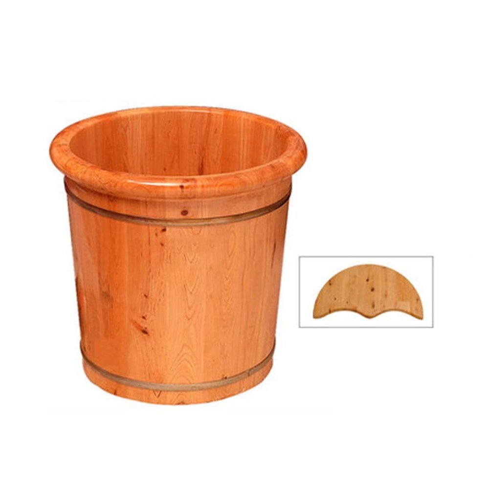 ZXNANA Bucket For Foot Bath,Sauna Accessories Sauna Bucket Water Bucket,Handmade Wooden Footbath Tubs,Foot Relaxing Barrel (Color : B) charitable