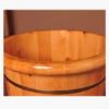 ZXNANA Bucket For Foot Bath,Sauna Accessories Sauna Bucket Water Bucket,Handmade Wooden Footbath Tubs,Foot Relaxing Barrel (Color : B) charitable view 3