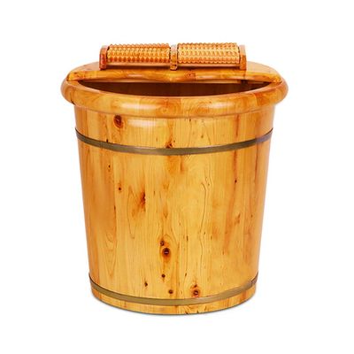 ZXNANA Bucket For Foot Bath,Sauna Accessories Sauna Bucket Water Bucket,Handmade Wooden Footbath Tubs,Foot Relaxing Barrel (Color : D) charitable