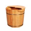 ZXNANA Bucket For Foot Bath,Sauna Accessories Sauna Bucket Water Bucket,Handmade Wooden Footbath Tubs,Foot Relaxing Barrel (Color : B) charitable view 1
