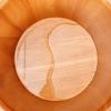 ZXNANA Bucket For Foot Bath,Sauna Accessories Sauna Bucket Water Bucket,Handmade Wooden Footbath Tubs,Foot Relaxing Barrel (Color : B) charitable view 4