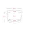 ZXNANA Sauna BucketPure Wood Bathtub BucketHandmade Sauna Accessories For Footbath TubsFoot Relaxing Bath Barrel charitable view 2