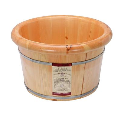 ZXNANA Sauna BucketPure Wood Bathtub BucketHandmade Sauna Accessories For Footbath TubsFoot Relaxing Bath Barrel charitable