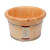 ZXNANA Sauna BucketPure Wood Bathtub BucketHandmade Sauna Accessories For Footbath TubsFoot Relaxing Bath Barrel charitable view 1