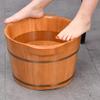 ZXNANA Foot Tub, Foot Basin Tub Bucket, Massage, Spa, Sauna, Soak,foot Bath Wooden Bucket Foot Spa Household Wash Basin charitable view 2
