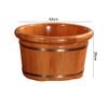 ZXNANA Sauna Wooden Bucket,Spa, Sauna,Soak,Handmade Massage Bucket Foot Bath,Foot Spa Wash Bucket Feet Bath Basin Tub charitable view 4
