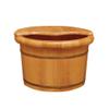 ZXNANA Bucket For Foot Bath,Sauna Accessories Sauna Bucket Water Bucket,Handmade Wooden Footbath Tubs,Foot Relaxing Barrel (Color : B) charitable view 1