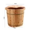 ZXNANA Sauna Wooden Bucket,Spa, Sauna,Soak,Handmade Massage Bucket Foot Bath,Foot Spa Wash Bucket Feet Bath Basin Tub charitable view 4