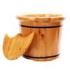 ZXNANA Sauna BucketPure Wood Bathtub BucketHandmade Sauna Accessories For Footbath TubsFoot Relaxing Bath Barrel (Color : B) charitable view 1