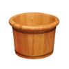 ZXNANA Bucket For Foot Bath,Sauna Accessories Sauna Bucket Water Bucket,Handmade Wooden Footbath Tubs,Foot Relaxing Barrel (Color : A) charitable view 1