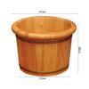 ZXNANA Bucket For Foot Bath,Sauna Accessories Sauna Bucket Water Bucket,Handmade Wooden Footbath Tubs,Foot Relaxing Barrel (Color : A) charitable view 4